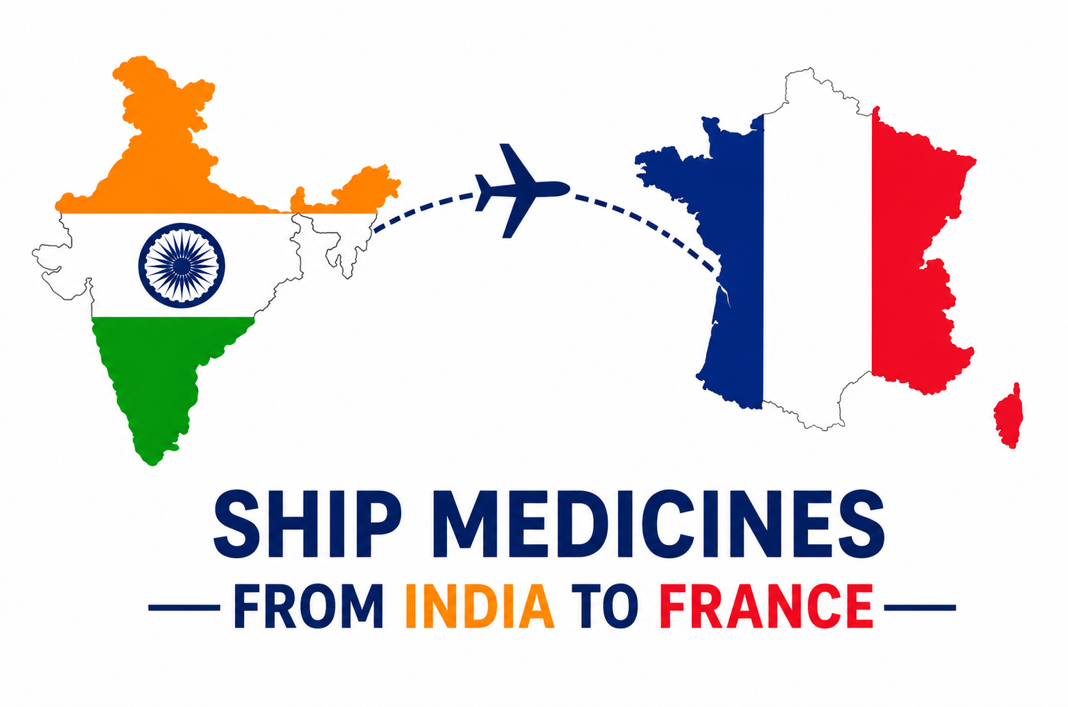 Medicine Courier From India to France - Fast Delivery
